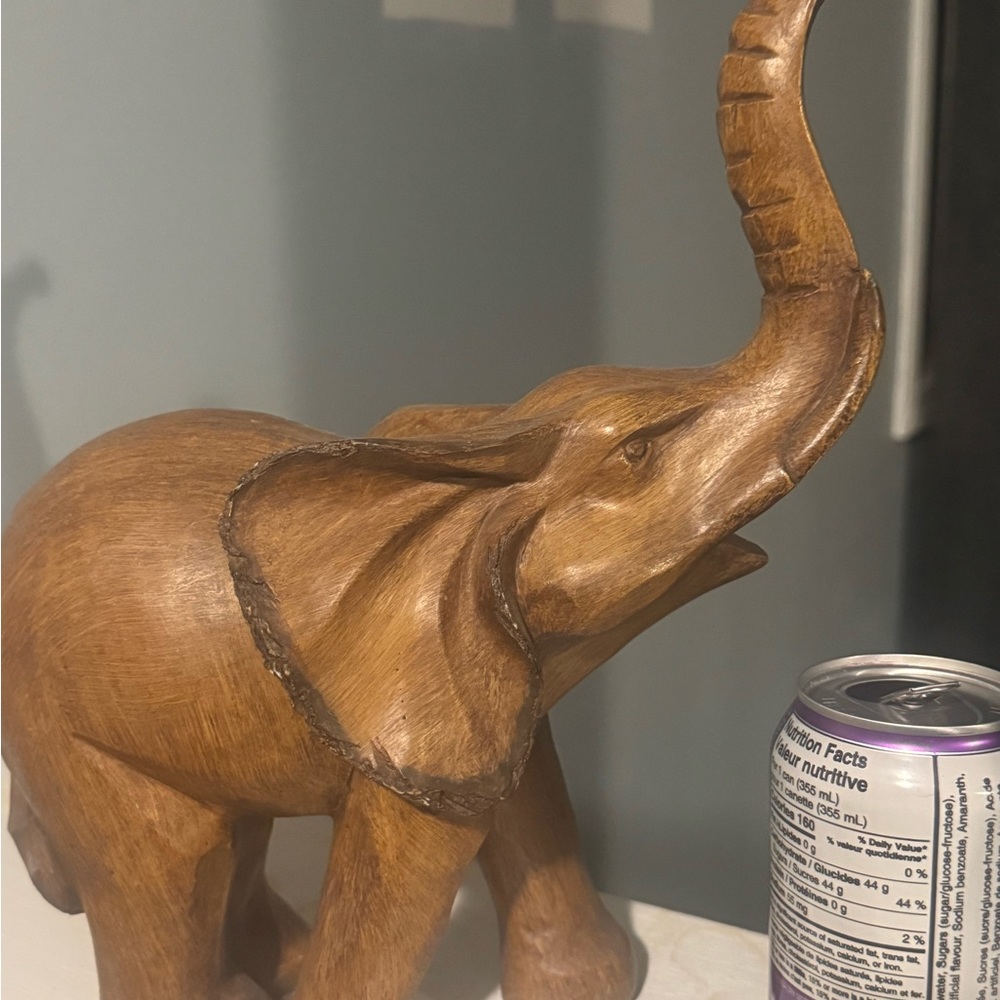 Hand Carved Wooden
Elephant